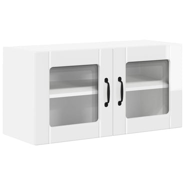 vidaXL Küchenschrank Hochglanz Weiß 80 x 31 x 40 cm Holzwerkstoff