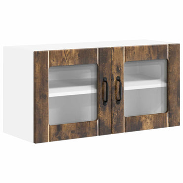 vidaXL Küchenschrank Geräucherte Eiche 80 x 31 x 40 cm Holzwerkstoff