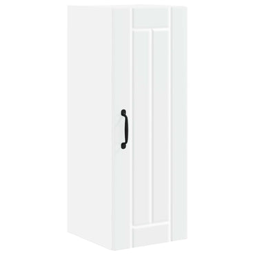 vidaXL Meuble haut de cuisine avec porte blanc 30 x 31 x 80 cm en bois d'ingénierie