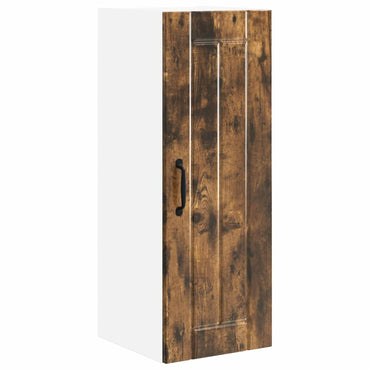 vidaXL Meuble de cuisine chêne fumé 30 x 31 x 80 cm bois d'ingénierie