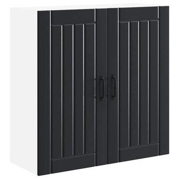 vidaXL Küchenschrank Schwarz 80 x 31 x 80 cm Holzwerkstoff