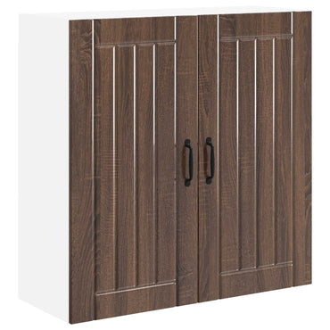 vidaXL Küchenschrank Braun Eichen-Optik 80 x 31 x 80 cm Holzwerkstoff