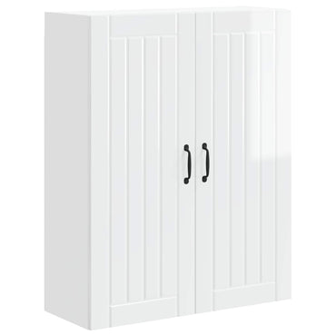 vidaXL Küchenschrank Hochglanz Weiß 80 x 31 x 100 cm Holzwerkstoff