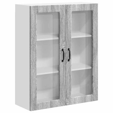 vidaXL Küchenwandschrank Graues Sonoma 80 x 31 x 100 cm Holzwerkstoff