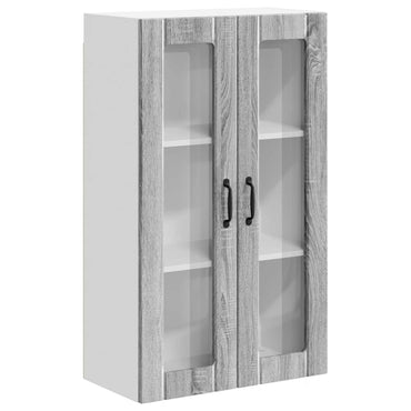 vidaXL Küchenwandschrank Graues Sonoma 60 x 31 x 100 cm Holzwerkstoff