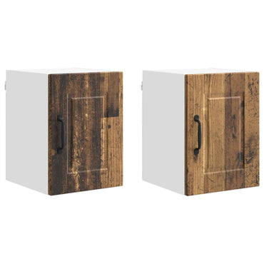 vidaXL Küchenschrank 2 pcs Altholz 30 x 31 x 40 cm Holzwerkstoff