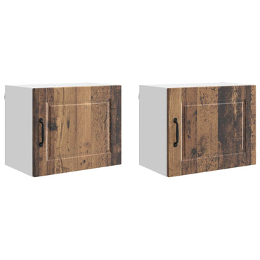 vidaXL Küchenschrank 2 pcs Altholz 50 x 31 x 40 cm Holzwerkstoff