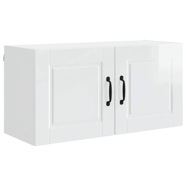 vidaXL Küchenschrank Hochglanz Weiß 80 x 31 x 40 cm Holzwerkstoff