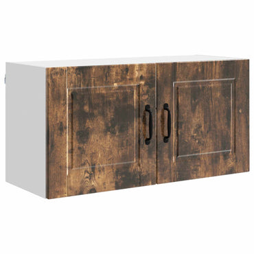 vidaXL Küchenschrank Geräucherte Eiche 80 x 31 x 40 cm Holzwerkstoff
