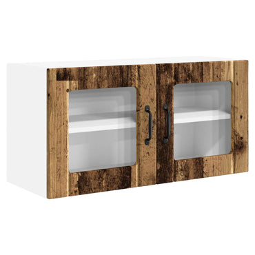 vidaXL Küchenschrank mit Regal Altholz 80 x 31 x 40 cm Holzwerkstoff