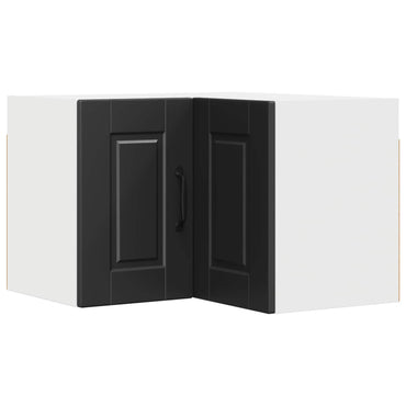 vidaXL Küchenschrank mit Regal Schwarz 57 x 57 x 40 cm Holzwerkstoff