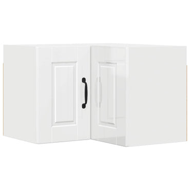 vidaXL Küchenschrank Hochglanz Weiß 57 x 57 x 40 cm Holzwerkstoff