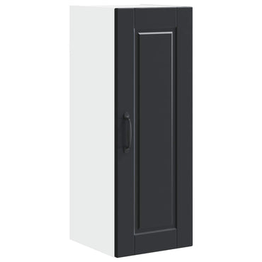 vidaXL Küchenschrank mit Regal Schwarz 30 x 31 x 80 cm Holzwerkstoff