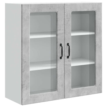 vidaXL Küchenschrank mit Tür Beton Grau 80 x 31 x 80 cm Holzwerkstoff