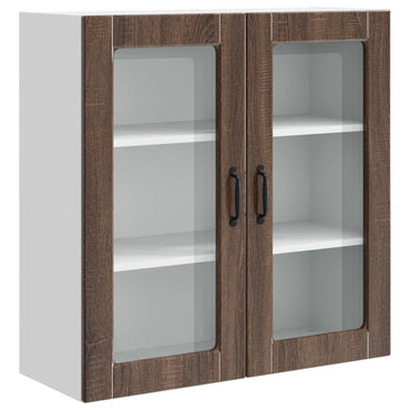vidaXL Küchenschrank Braun Eichen-Optik 80 x 31 x 80 cm Holzwerkstoff