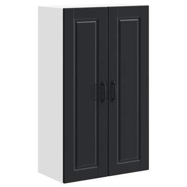 vidaXL Küchenschrank mit Regal Schwarz 60 x 31 x 100 cm Holzwerkstoff