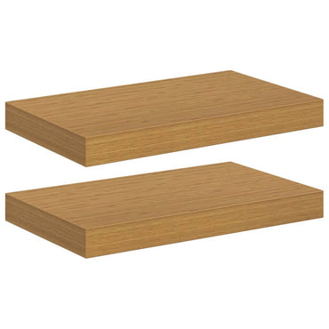 vidaXL Wandregal 2 pcs Beige 40 x 23,5 x 4 cm Holzwerkstoff
