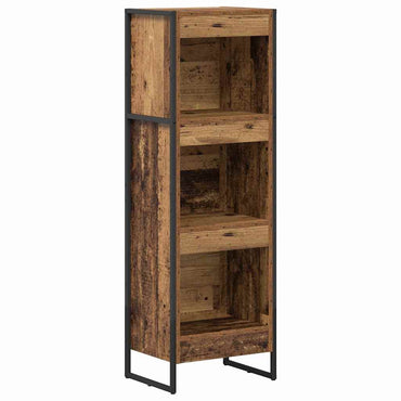 vidaXL Bibliothèque en bois de récupération 80 x 30 x 155 cm Bois d'ingénierie