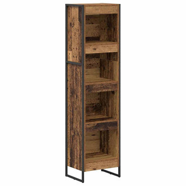 vidaXL Bibliothèque en bois de récupération 80 x 30 x 155 cm Bois d'ingénierie