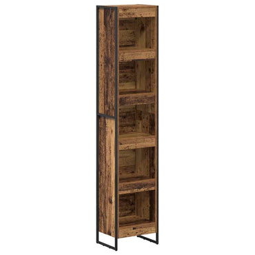 vidaXL Bibliothèque en bois de récupération 80 x 30 x 155 cm Bois d'ingénierie