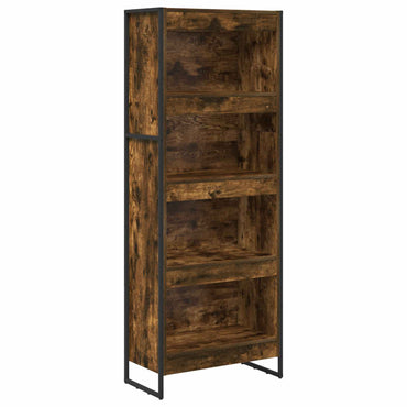 vidaXL Bücherregal Raucharbe 80 x 30 x 155 cm Holzwerkstoff
