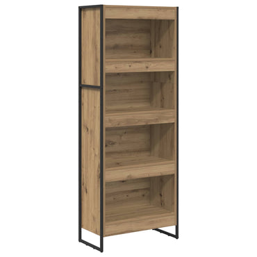 vidaXL Bücherregal Kunsthandwerk Eiche 80 x 30 x 155 cm Holzwerkstoff