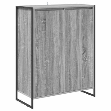 vidaXL Meuble à chaussures gris Sonoma 79 x 36 x 100 cm Bois d'ingénierie
