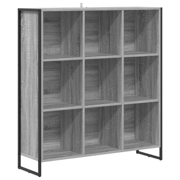 vidaXL Bibliothèque Chêne Sonoma gris 99,5 x 30 x 108,5 cm Aggloméré