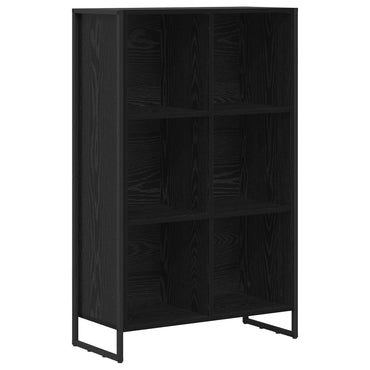 vidaXL Bibliothèque noir aspect chêne 99,5 x 30 x 108,5 cm