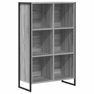 vidaXL Bibliothèque Chêne Sonoma gris 99,5 x 30 x 108,5 cm Aggloméré