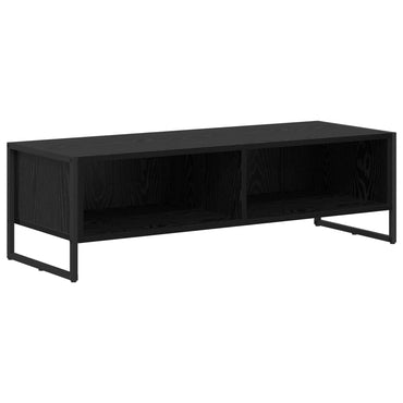 vidaXL TV-Schränk Schwarz Eichen-Optik 100 x 36,5 x 30,5 cm
