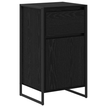 vidaXL Sideboard Schwarz Eichen-Optik 81 x 36 x 150.5 cm Holzwerkstoff