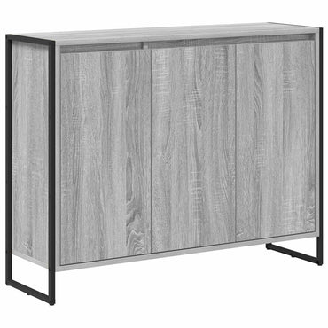 vidaXL Seitenschrank Graues Sonoma 96,5 x 30 x 75 cm Holzwerkstoff