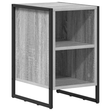 vidaXL Nachttisch Graues Sonoma 39,5 x 30 x 50 cm Holzwerkstoff