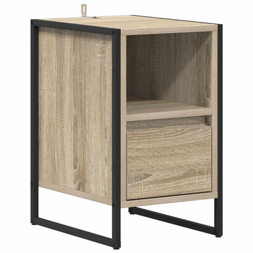 vidaXL Nachttisch Sonoma 39,5 x 30 x 50 cm Holzwerkstoff