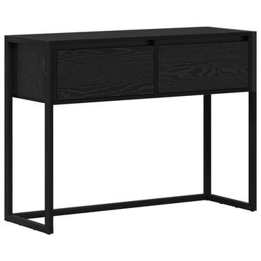 vidaXL Beistelltisch Schwarz Eichen-Optik 100 x 36 x 75 cm