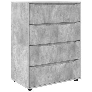 vidaXL Stauraumschränke 2 pcs Beton Grau 80 x 48 x 105 cm