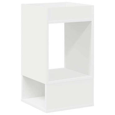vidaXL Beistelltisch Weiß 30 x 30 x 56 cm Holzwerkstoff