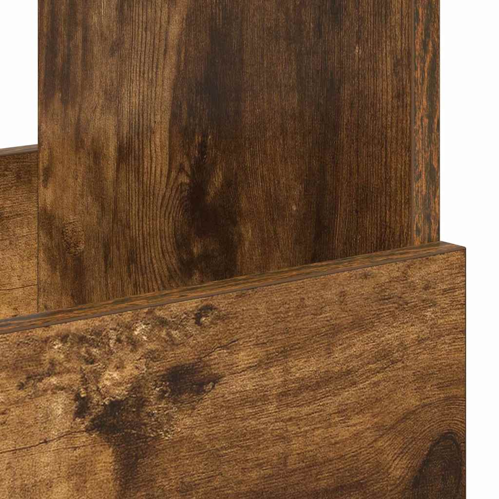 Magazinregal 2 pcs Geräucherte Eiche 35 x 30 x 45 cm