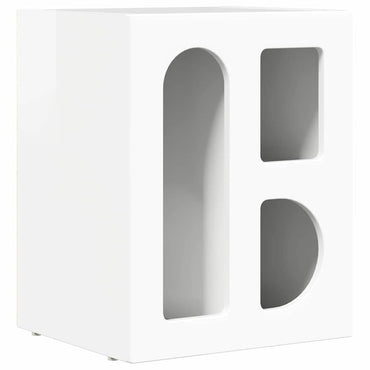 vidaXL Nachttisch Hochglanz Weiß 40 x 35 x 50 cm Holzwerkstoff