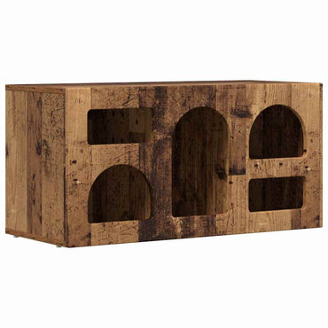 vidaXL Meuble TV bois de récupération 80 x 35 x 40 cm Bois d'ingénierie