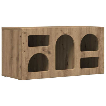 vidaXL Meuble TV chêne artisan 80 x 35 x 40 cm Bois d'ingénierie