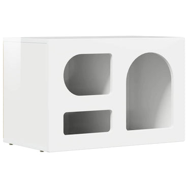 vidaXL TV-Schränk Hochglanz Weiß 60 x 35 x 40 cm Holzwerkstoff