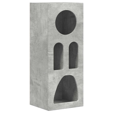 vidaXL Bahut gris béton 40 x 35 x 100,5 cm, bois d'ingénierie