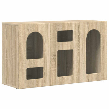 vidaXL Sideboard Sonoma-Eiche 100 x 35 x 59 cm Holzwerkstoff