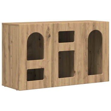 vidaXL Sideboard Artisan-Eiche 100 x 35 x 59 cm Holzwerkstoff