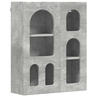 vidaXL Hängeschrank Beton Grau 59 x 20 x 71,5 cm Holzwerkstoff