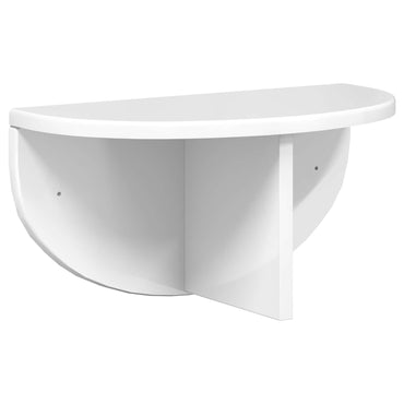 vidaXL Wandregal Hochglanz Weiß 38 x 19 x 19 cm Holzwerkstoff