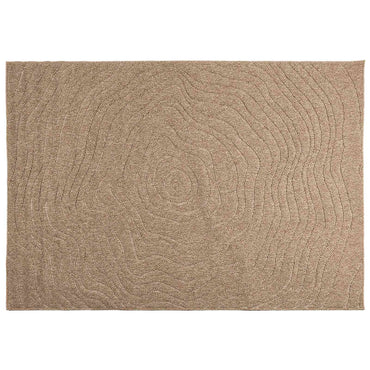vidaXL Bereichsteppiche Moiré HUARTE Natur 230 x 160 cm Polyester