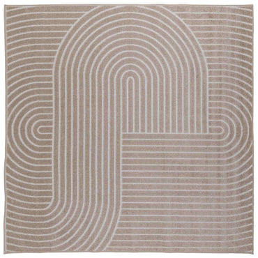 vidaXL Bereichsteppiche Quadratisch HUARTE Beige 120 x 120 cm